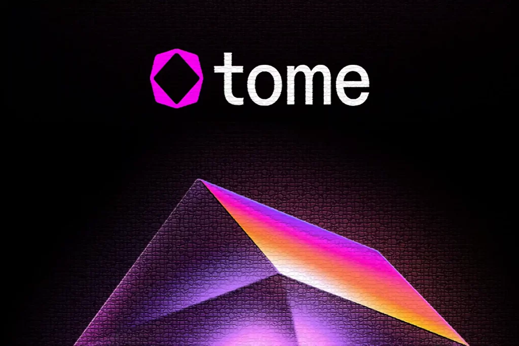 Tome AI's platform