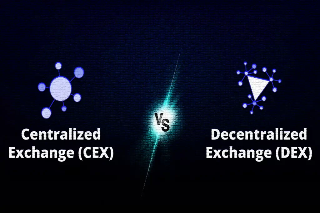 centralized exchange vs decentralized exchange